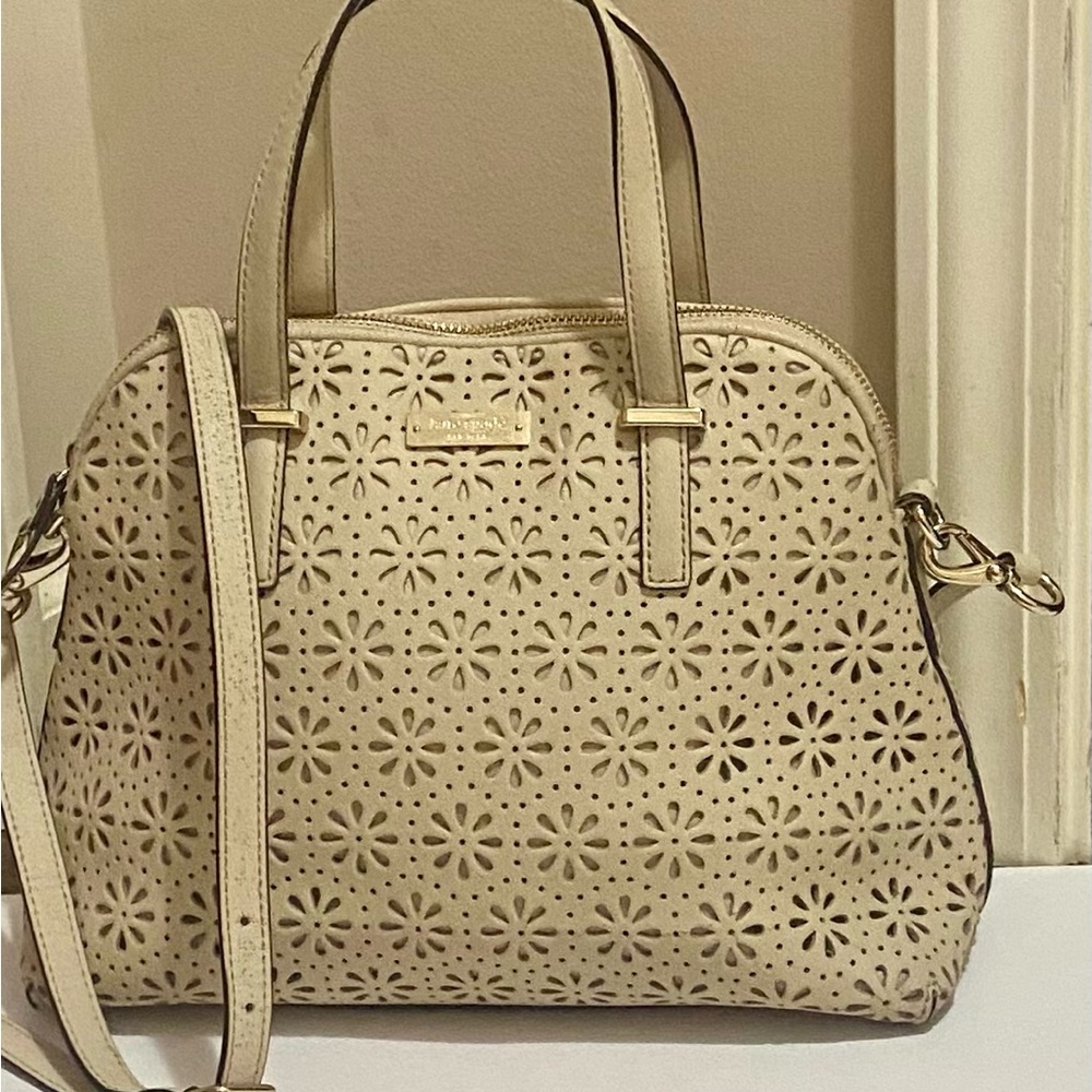 Kate Spade Cream Satchel Bag